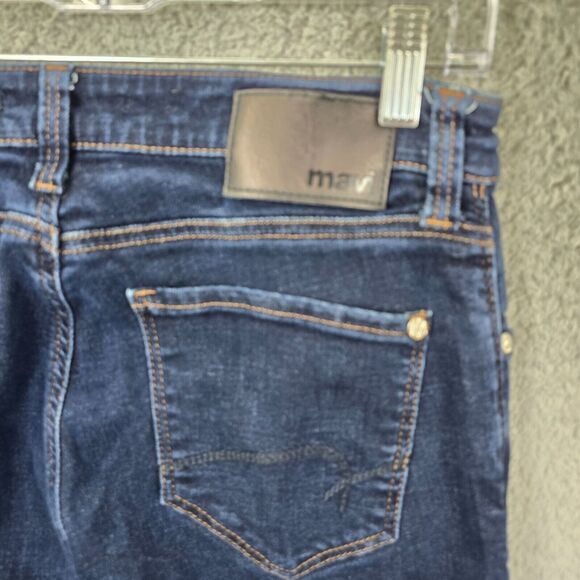 MAVI Jake Slim Leg Mid Rise Stretch Blue Denim Jeans Men's Size 29 x 30 - Picture 10 of 14